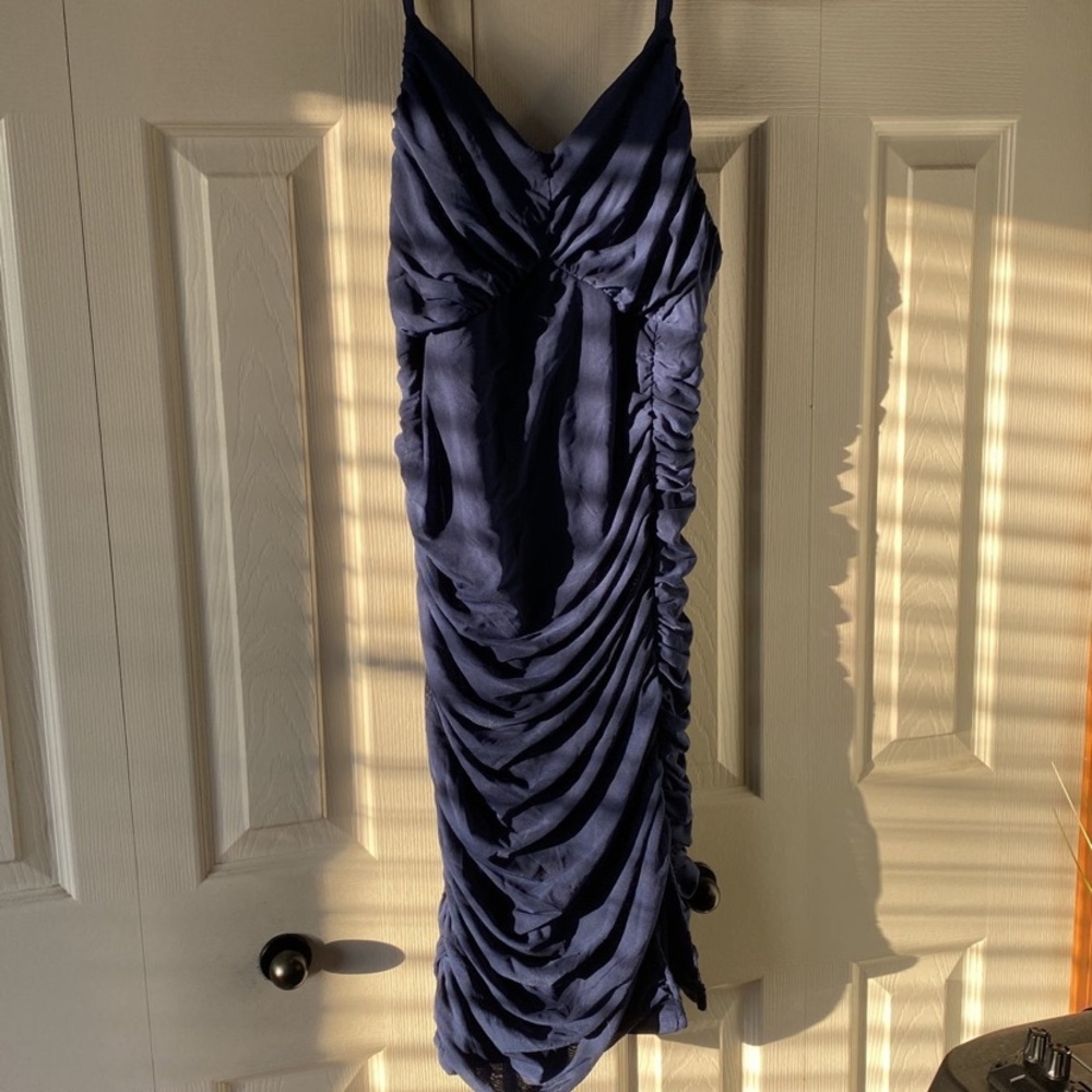 Navy blue zaful dress/ semi long